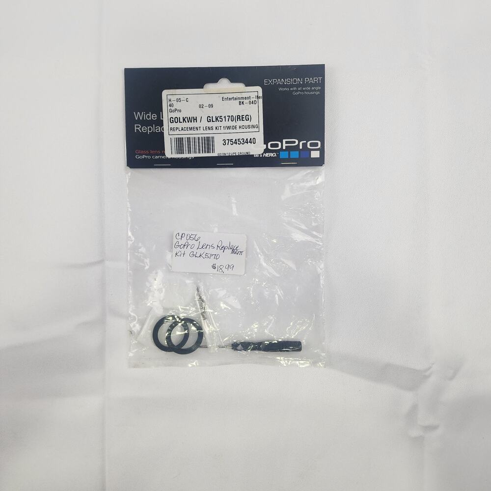 GoPro Wide Lens Replacement Kit GLK5170 GOLKWH for Wide Angle Housing w/ Tools
